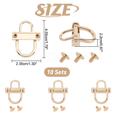 Wholesale WADORN 3Sets 3 Colors Zinc Alloy Bag Hanger for Purse Making  Supplies 