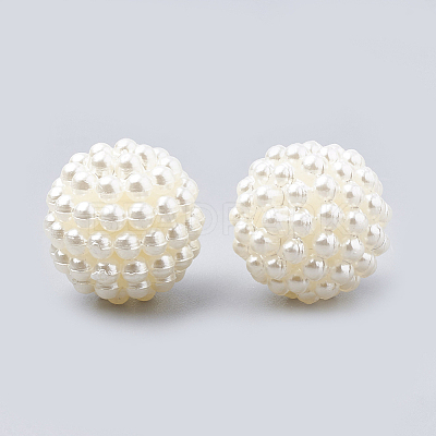 Imitation Pearl Acrylic Beads LS-OACR-T004-12mm-21-B-1