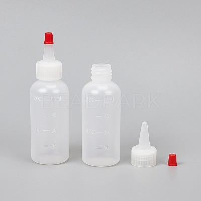 Plastic Graduated Squeeze Bottles AJEW-BC0001-03B-1