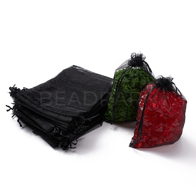 Organza Gift Bags with Drawstring OP-R016-13x18cm-18-1