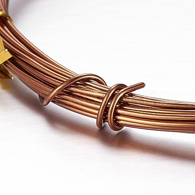 Round Aluminum Craft Wire AW-D009-0.8mm-10m-18-1