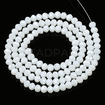 Electroplate Glass Beads Strands X-EGLA-A034-P10mm-A21-1