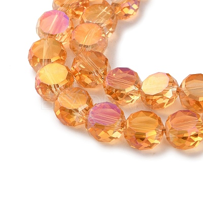 Electroplate Glass Beads Strands EGLA-C010-01A-HR01-1