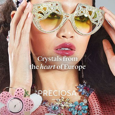 Preciosa® MAXIMA Crystal No Hotfix Flatback Stones Y-PRC-NSS16-30020-200-1