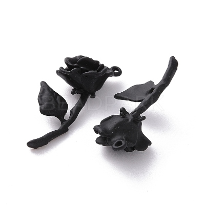 Spray Painted Alloy Pendants X-FIND-G030-06-1