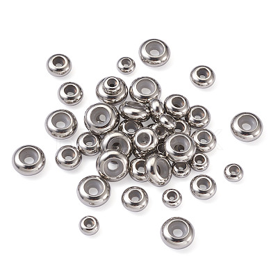 304 Stainless Steel Beads STAS-CD0001-05P-1