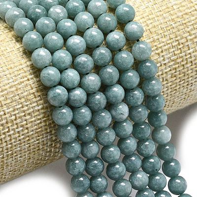Natural Malaysia Jade Beads Strands G-L645-A01-4mm-12-1