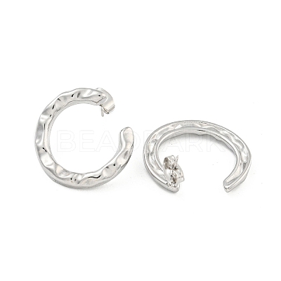 Non-Tarnish Ring 304 Stainless Steel Ear Studs EJEW-L290-004P-1