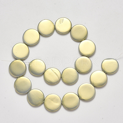 Shell Pearl Beads Strands SSHEL-R044-07A-1