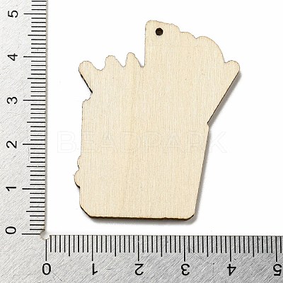 Wood Pendant WOOD-H107-04-15-1