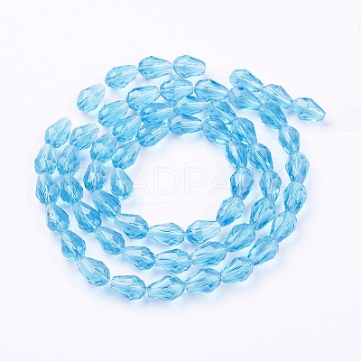Glass Beads Strands LS-GLAA-R024-11x8mm-7-1