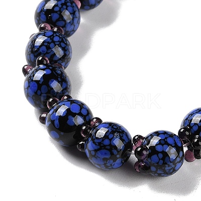 Handmade Lampwork Beads Strands LAMP-Q036-06A-1