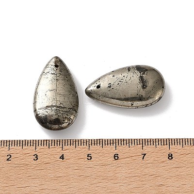 Natural Pyrite Pendants G-Z122-03-1