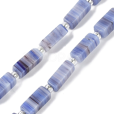 Handmade Lampwork Beads Strands LAMP-Q037-01B-07-1