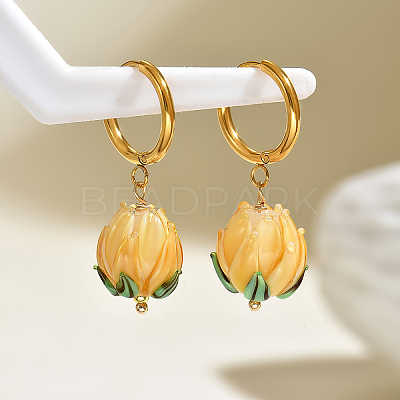 201 Stainless Steel Hoop Earrings GL2030-3-1