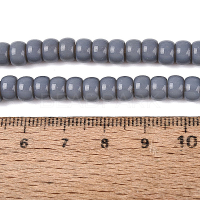 Opaque Glass Beads Strands GLAA-NH0002-B01-C02-1