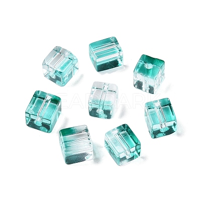 Baking Paint Transparent Glass Beads DGLA-N005-01A-04-1