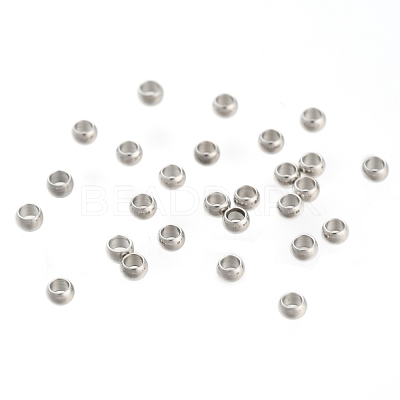 Tarnish Resistant 304 Stainless Steel Spacer Beads STAS-R065-31-1