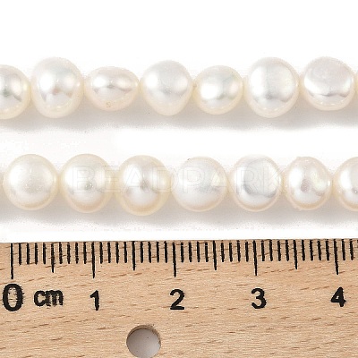 Natural Cultured Freshwater Pearl Beads Strands PEAR-A006-08G-1
