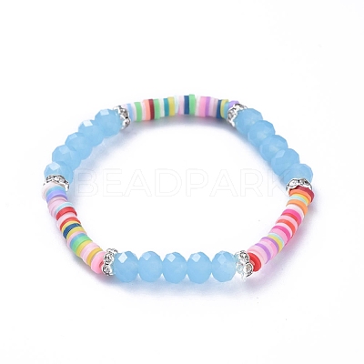 Kids Stretch Bracelets BJEW-JB05194-02-1