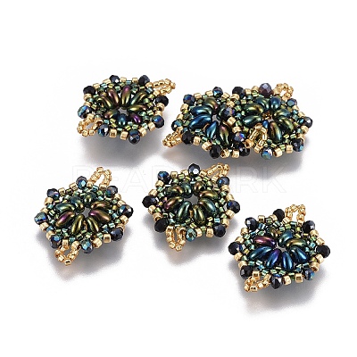 MIYUKI & TOHO Handmade Japanese Seed Beads Links SEED-E004-H14-1