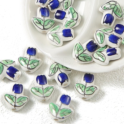 Handmade Porcelain Glazed Beads PW-WGF0CC5-11-1