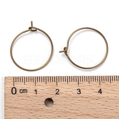 Brass Wine Glass Charm Rings LS-EC067-2AB-NF-1