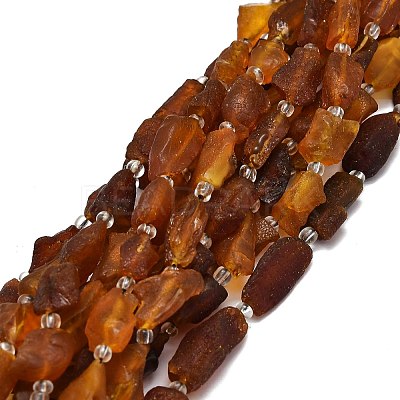 Natural Amber Beads Strands G-E576-62-1