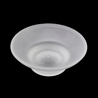 Glass Soap Dish Tray AJEW-XCP0003-54-1