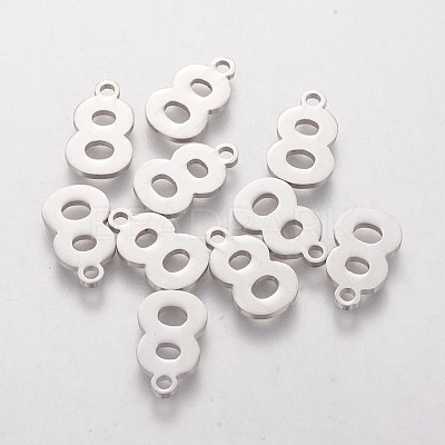 Tarnish Resistant 201 Stainless Steel Charms STAS-Q201-T408-8-1