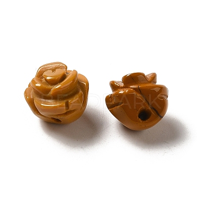 Natural Mookaite Carved Flower Scattered Beads G-O156-B-29-1