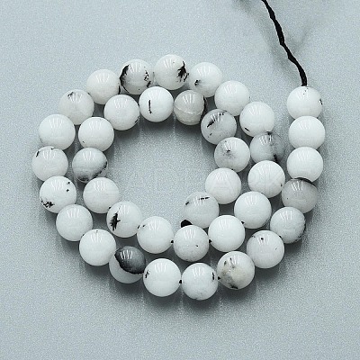 Natural Quartz Beads Strands G-N355-10mm-01-1