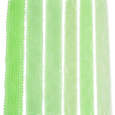 Transparent Glass Beads Strands EGLA-A044-T6mm-MD09-1