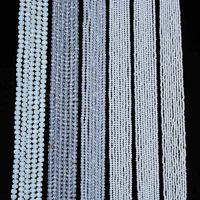 Glass Beads Strands EGLA-A044-J1mm-D06-1
