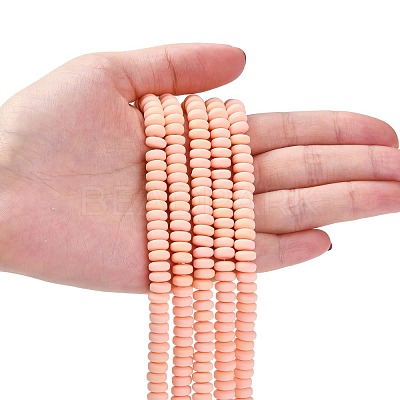 Handmade Polymer Clay Beads Strands X-CLAY-N008-008-35-1