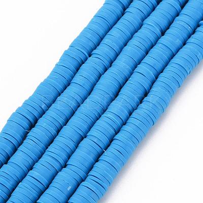 Handmade Polymer Clay Bead Strands CLAY-T002-6mm-30-1