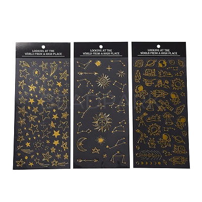 Waterproof Hot Stamping Stickers DIY-CJ0001-55-1