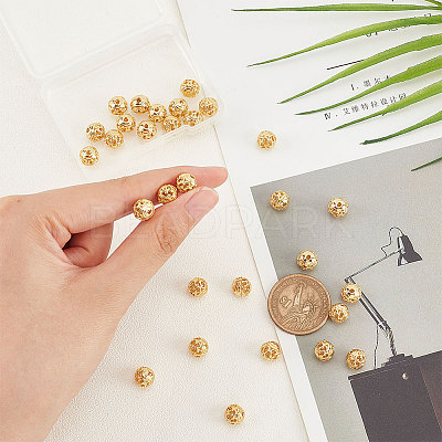 Alloy Hollow Beads FIND-PH0010-77-1