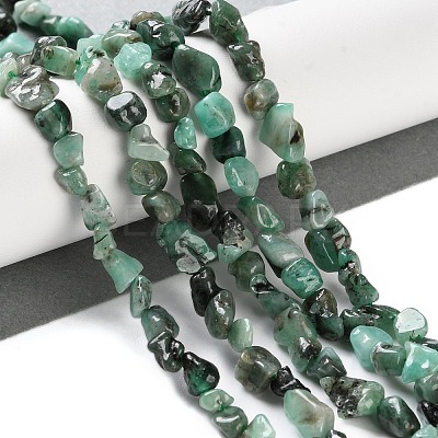 Natural Emerald Beads Strands G-P497-01C-49-1