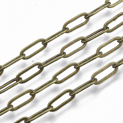 Brass Paperclip Chains CHC-S008-001B-AB-1