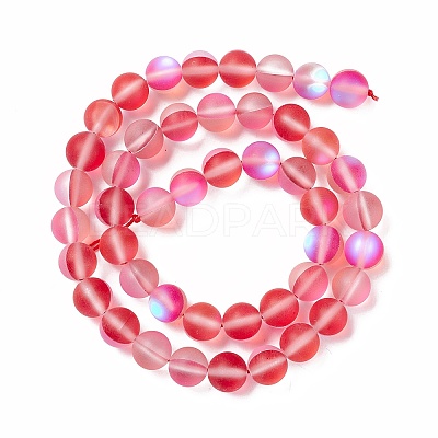 Synthetic Moonstone Beads Strands G-E573-01B-10-1