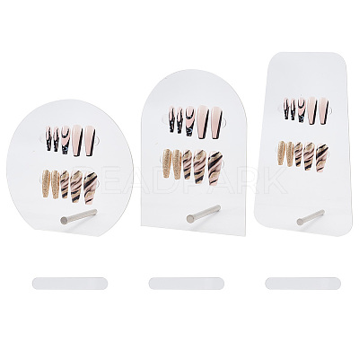 Acrylic Nail Art Display Board ODIS-DR0001-04-1