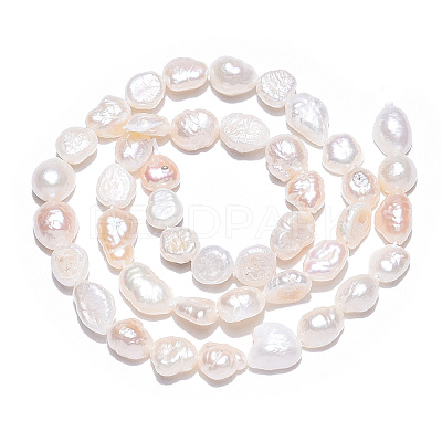 Natural Cultured Freshwater Pearl Beads Strands PEAR-N014-06A-1