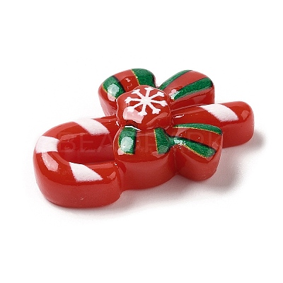 Christmas Theme Opaque Resin Cabochons LS-RESI-E043-01Q-1