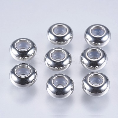 201 Stainless Steel Beads X-STAS-F145-06P-F-1