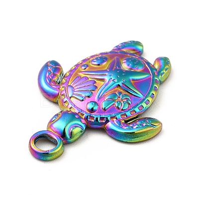 Ion Plating(IP) 201 Stainless Steel Pendants X-STAS-P312-09MC-1