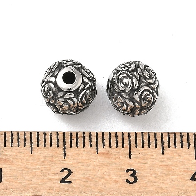 Retro 316 Surgical Stainless Steel Beads STAS-L307-17AS-16-1
