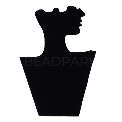 Cardboard Covered with Velvet Necklace & Earring Display Stands ODIS-Q041-04A-01-1