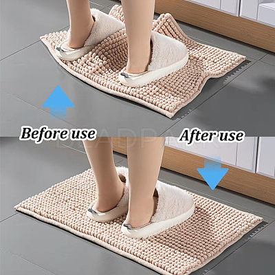 AHADEMAKER 16Pcs 2 Style PU Self Adhesive Non Slip Carpet Stickers FIND-GA0005-65-1