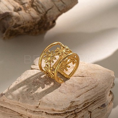 304 Stainless Steel Cuff Open Rings SA-CBA5A9C-01G-1